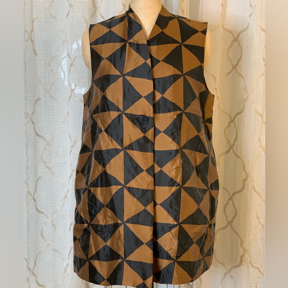 NWT Masai Copenhagen Long Geometric Vest